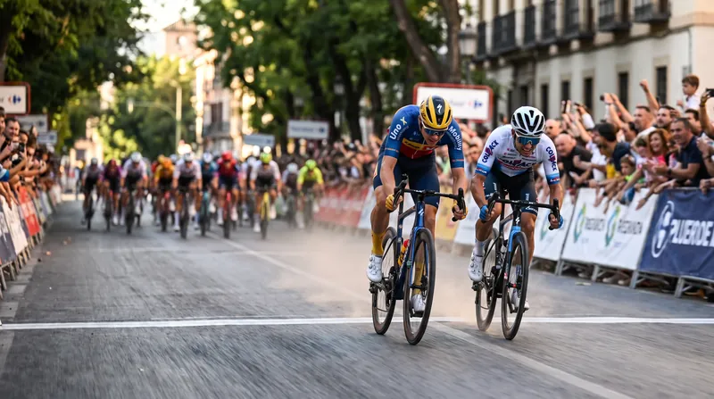 Tobias Halland Johannessen sprints to victory on Stage 21, securing Uno-X Mobility's massive win.