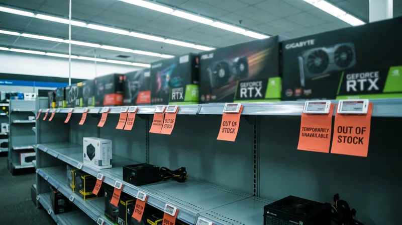 Consumer RTX 5090 cards have vanished from retail shelves as AI firms purchase them in bulk.