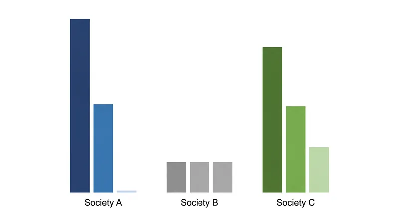 The Difference Principle permits inequality only if it maximizes the wealth and well-being of the poorest group.