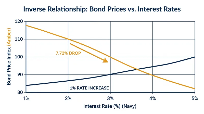 Modified duration predicts the exact percentage price drop when interest rates rise.