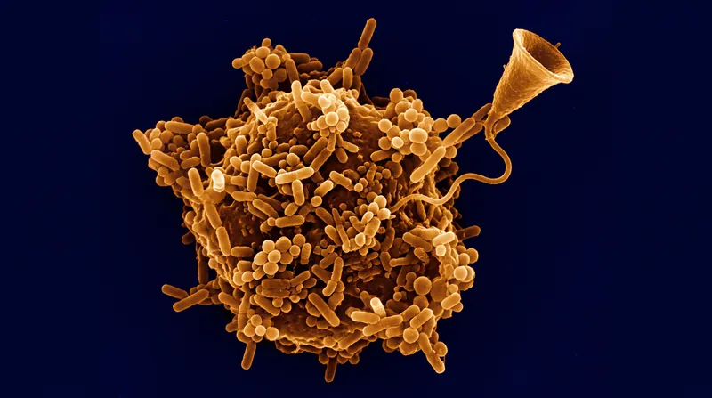 Microscopic indicator organisms like stalked ciliates signal a healthy, well-settling biological floc.