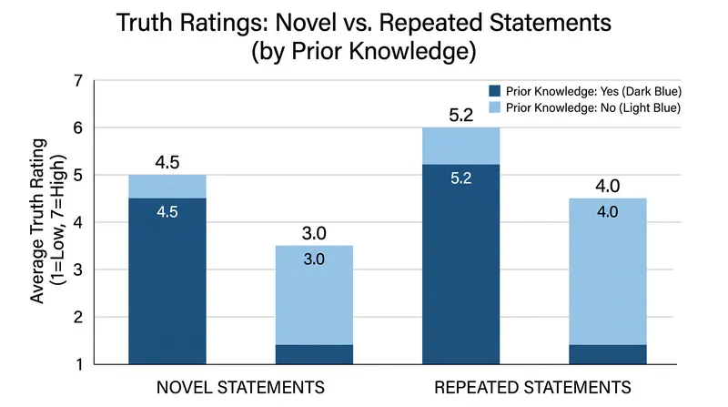 Prior knowledge does not fully protect against the fluency heuristic.