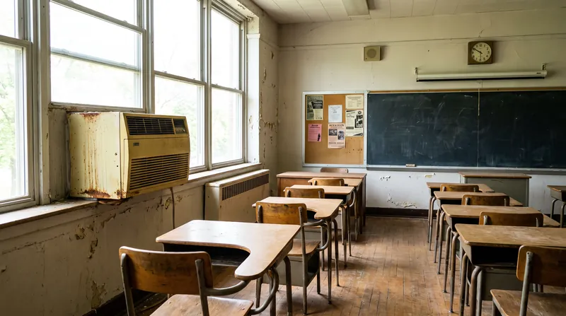 Outdated HVAC systems and extreme classroom temperatures were among the top reasons for emergency school closures.