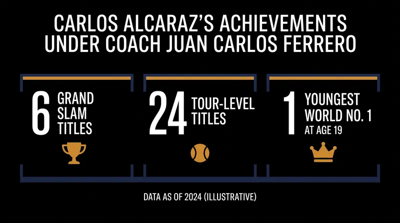 Ferrero's seven-year partnership with Carlos Alcaraz yielded historic results.