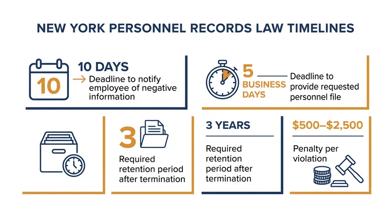 The new statute imposes strict turnaround times for record access and negative feedback notification.