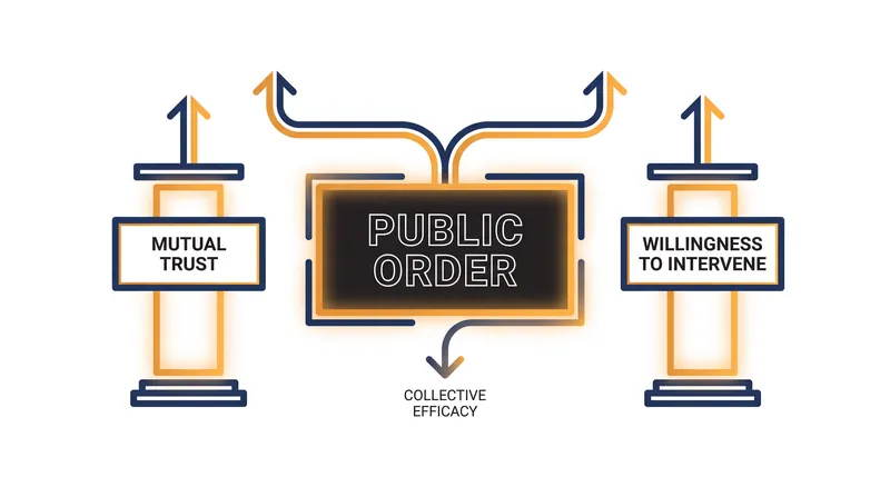 The behavioral mechanism that defines collective efficacy.