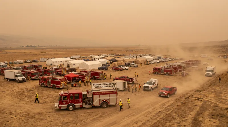 Federal agencies have spent nearly all of their $6 billion fire suppression budget with weeks remaining in the fiscal year.
