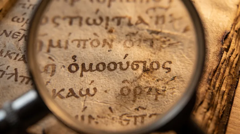 The Greek term 'homoousios' (of the same substance) became the linguistic anchor of orthodox Christian theology.