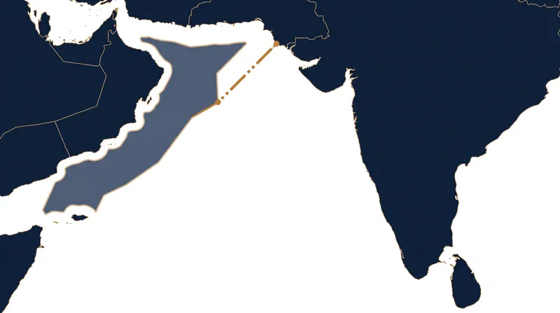 The North Arabian Sea serves as a critical, and increasingly crowded, strategic corridor.