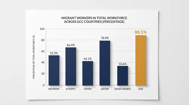 Foreign nationals comprise the vast majority of the population and workforce in several Gulf states.
