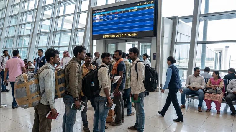 The exit permit requirement mandates that workers obtain their employer's explicit permission to leave the host country.