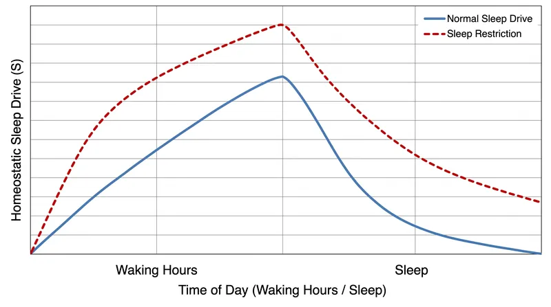 Sleep restriction temporarily limits time in bed to artificially increase biological sleep pressure, forcing rapid sleep onset.