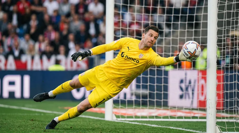 Celje goalkeeper Žan-Luk Leban made seven crucial saves to keep the visitors in the match.