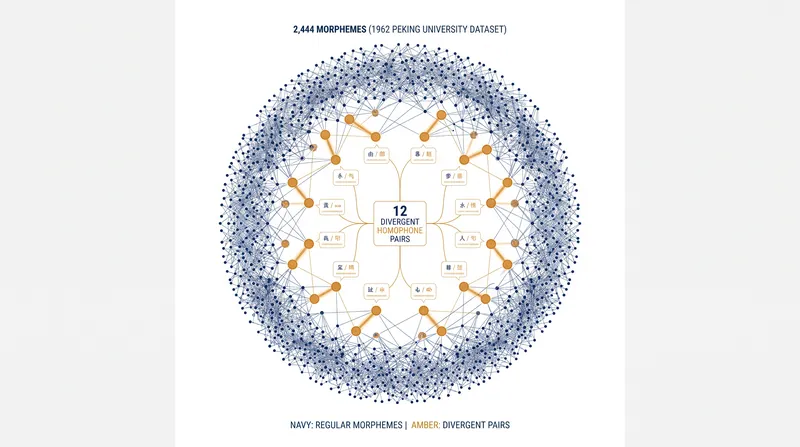 The foundational dataset that revealed the permanent residue of incomplete sound changes.