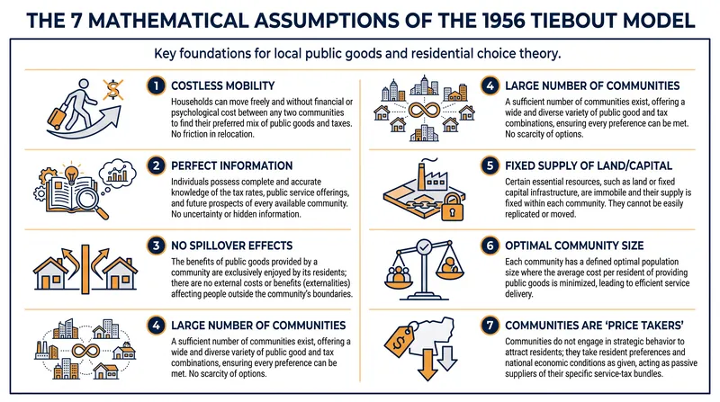 The mathematical efficiency of local government competition relies on seven strict conditions.