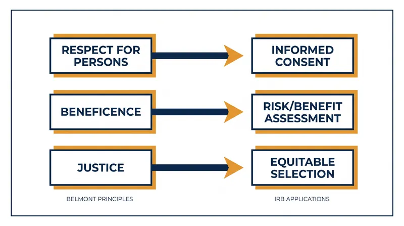 How the philosophical principles of the Belmont Report translate into actionable regulatory requirements.