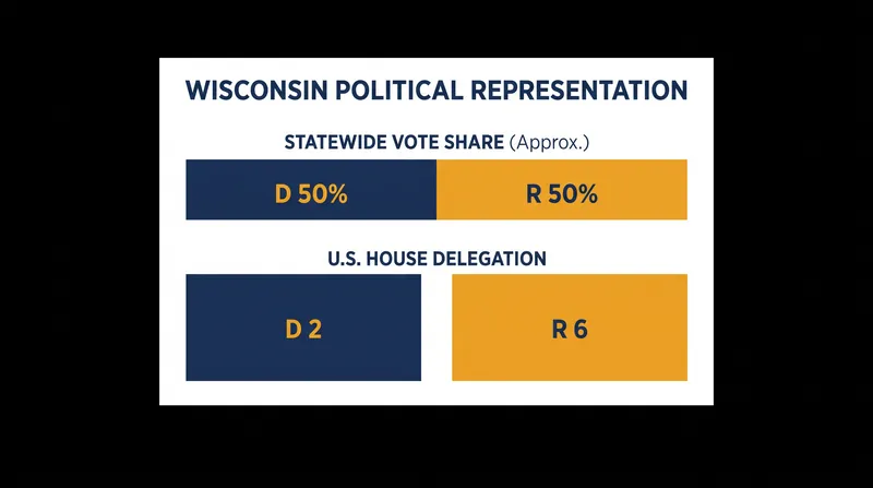 Despite razor-thin statewide election margins, Republicans currently hold 75 percent of Wisconsin's congressional seats.