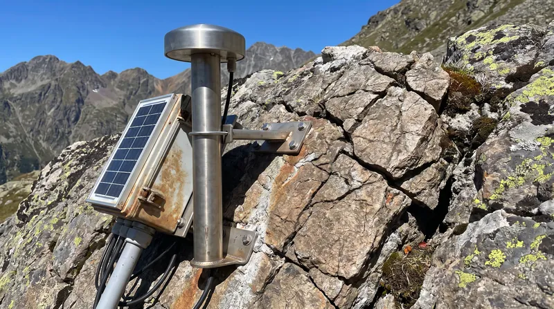 GPS stations track the minute deformations of the Earth's crust to measure strain accumulation.