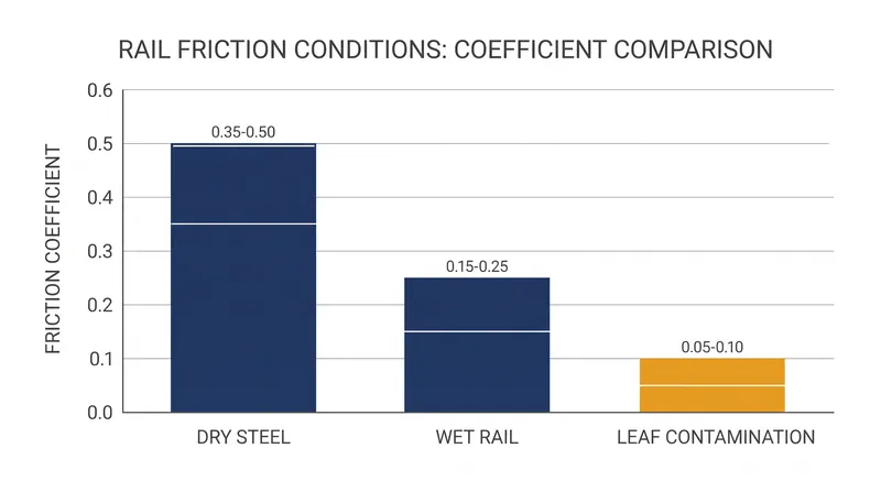 Environmental contamination can reduce the available adhesion by more than 80 percent.