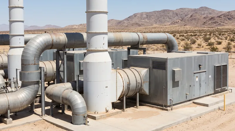 The temporary methane-fired engines are expected to operate for two to three years until permanent utility service is established.