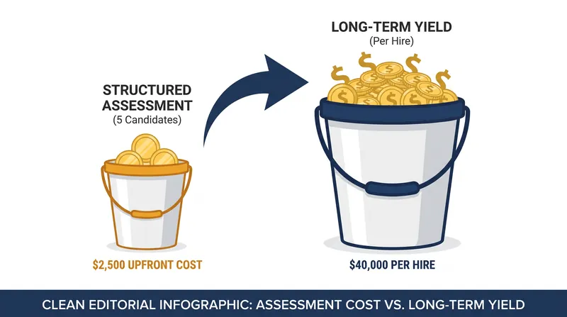 The upfront cost of rigorous testing is mathematically negligible compared to the long-term economic yield.