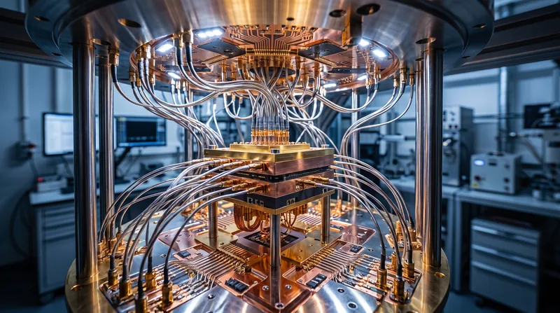 The Quantum Fourier Transform requires precise phase rotations that are highly sensitive to thermal noise, necessitating cryogenic cooling.