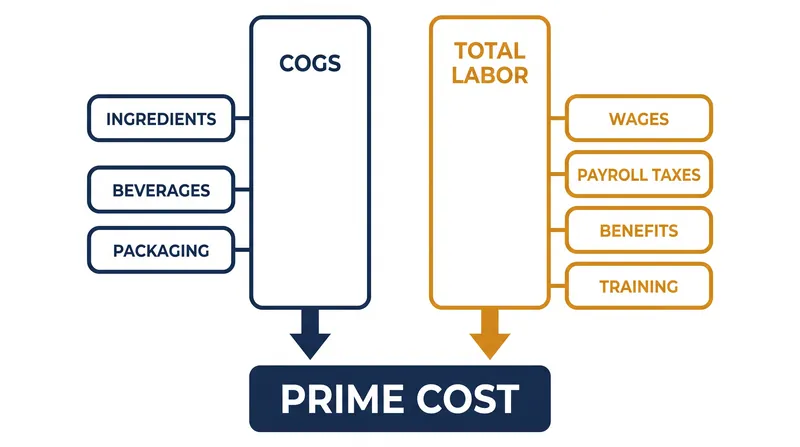 Prime cost combines a restaurant's two largest variable expenses into a single, manageable metric.