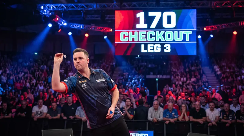 A sensational 170 checkout provided the early spark for Daryl Gurney's upset victory in Amsterdam.