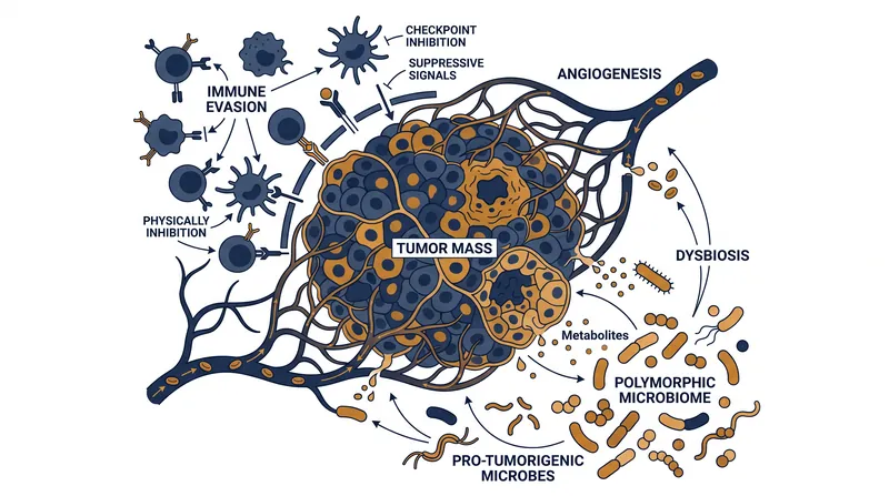 Modern oncology views a tumor not as an isolated mass of mutant cells, but as a complex, evolving ecosystem.