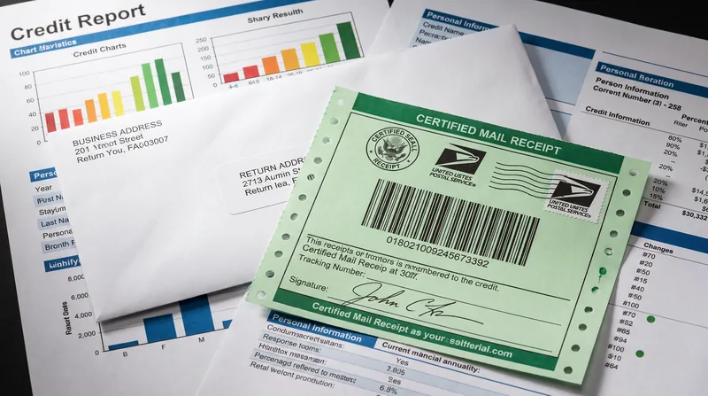 Sending disputes via certified mail establishes a verifiable paper trail that locks in the 30-day investigation clock.