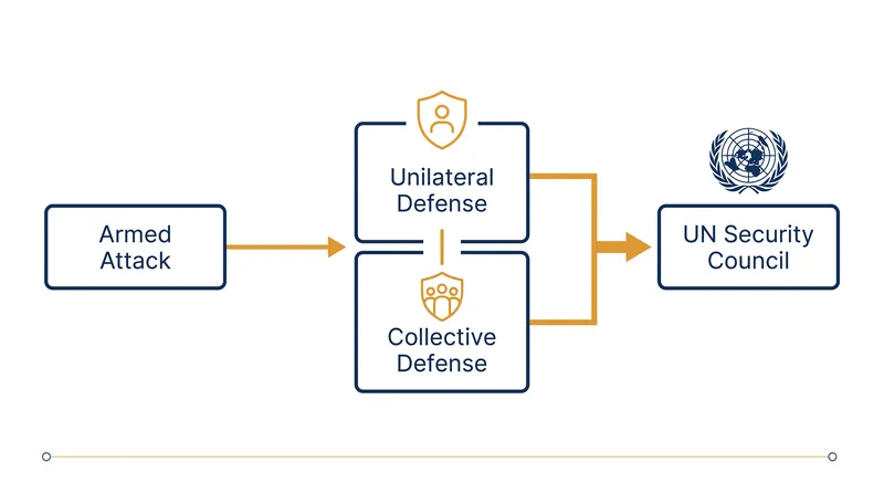 Article 51 allows states to use force in self-defense until the Security Council takes action.