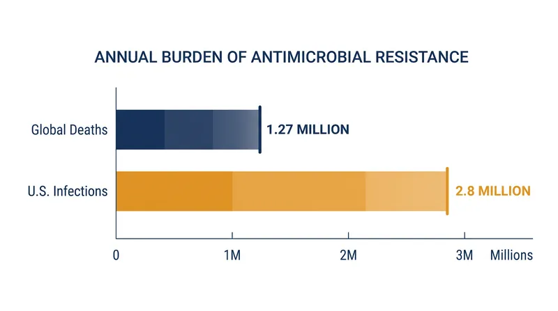 The global and domestic burden of antimicrobial-resistant infections.