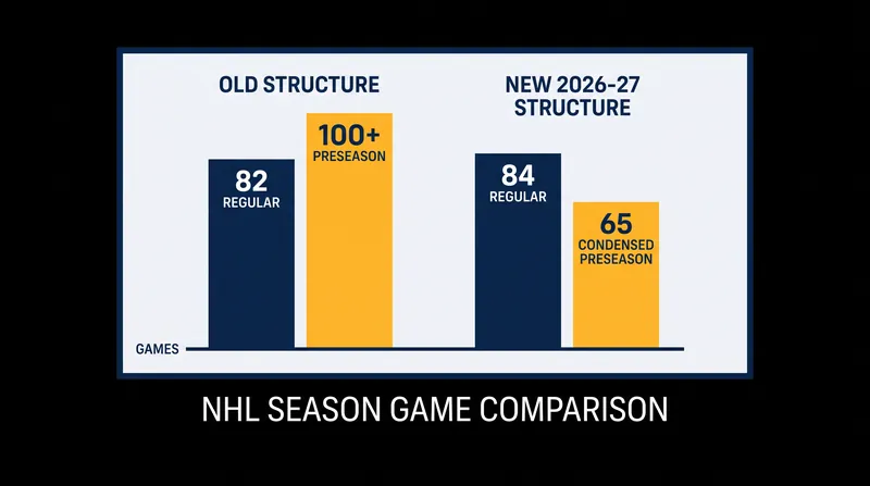 The NHL's new collective bargaining agreement shifts the balance of the hockey calendar.