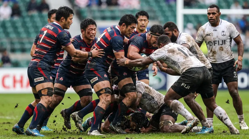 Japan's forward pack utilized the rolling maul to devastating effect, scoring three tries from the set-piece.