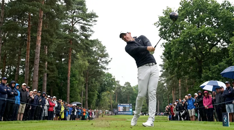 Driving accuracy has been the ultimate separator on Wentworth's demanding West Course.