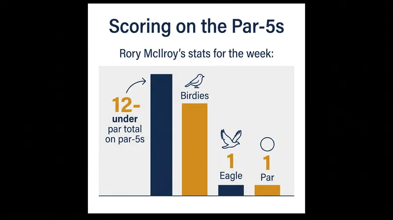 Rory McIlroy's dominance on the par-5s has kept him firmly in contention.