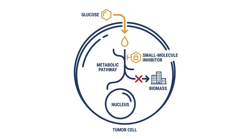 Modern metabolic oncology focuses on developing drugs that block the specific enzymes cancer uses to divert glucose into biomass.