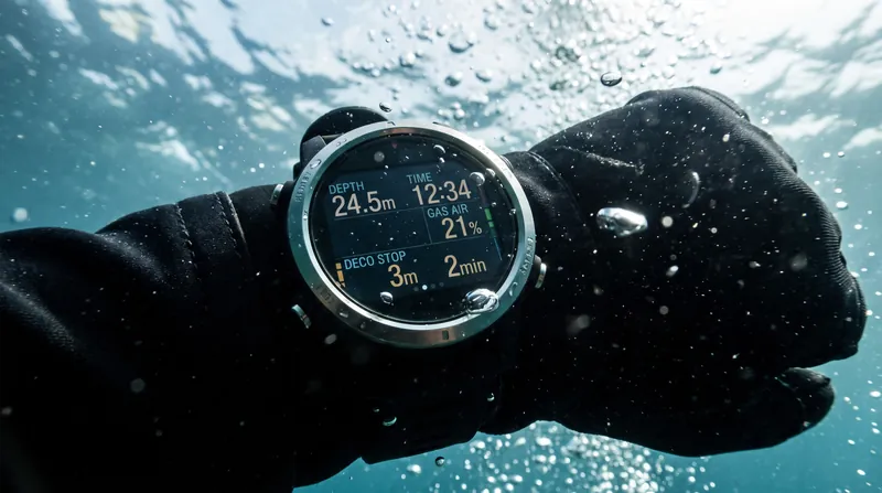 Modern dive computers continuously track partial pressure and nitrogen absorption to keep divers within safe physiological limits.