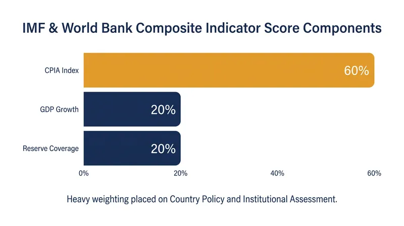 The variables that make up the Composite Indicator score.