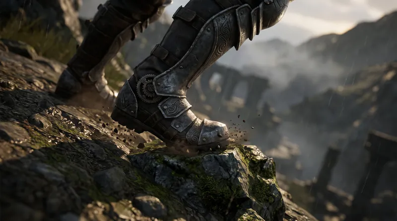 Inverse kinematics allows game engines to calculate the exact joint angles required to plant a character's foot on uneven terrain.