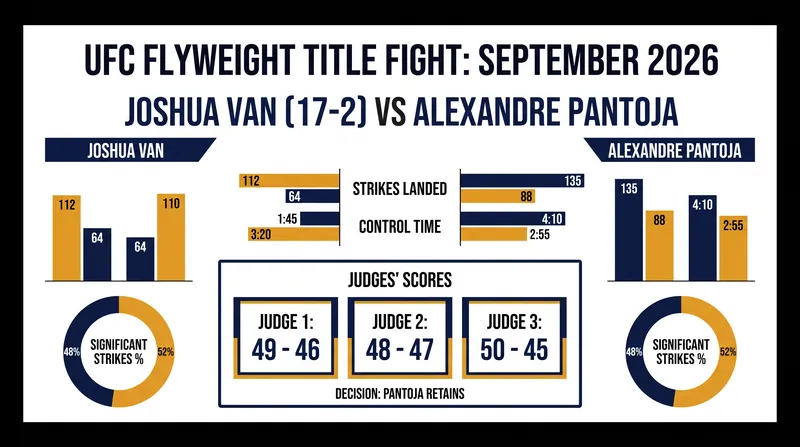 Van's striking volume in the middle rounds secured the victory on all three judges' scorecards.