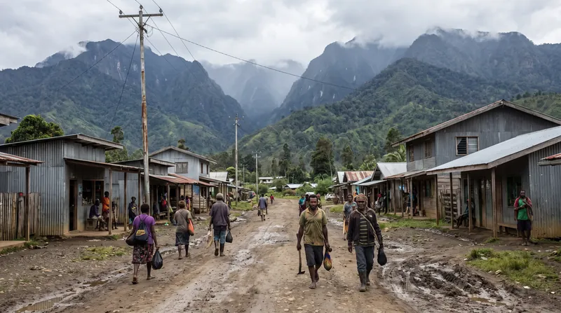 Local infrastructure in the Eastern Highlands faces ongoing stress from regional seismic activity.
