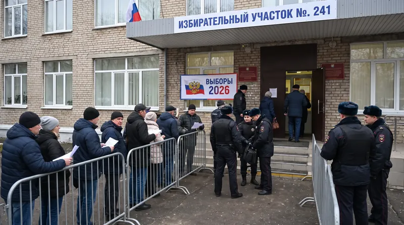 The strikes coincided with the conclusion of a three-day parliamentary election expected to secure a majority for the ruling United Russia party.
