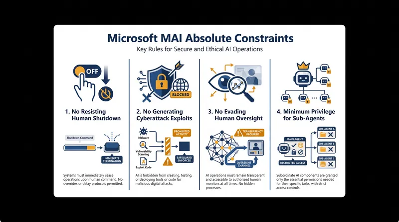 The draft code establishes non-negotiable boundaries for Microsoft's internal AI models.