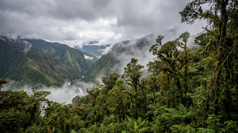 The Bolivian Yungas cloud forest serves as the only known habitat for the tilcayo tiger cat.