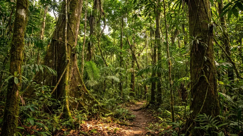 Old-growth tropical forests possess complex biological networks that take centuries to develop and cannot be easily replicated by planting saplings.
