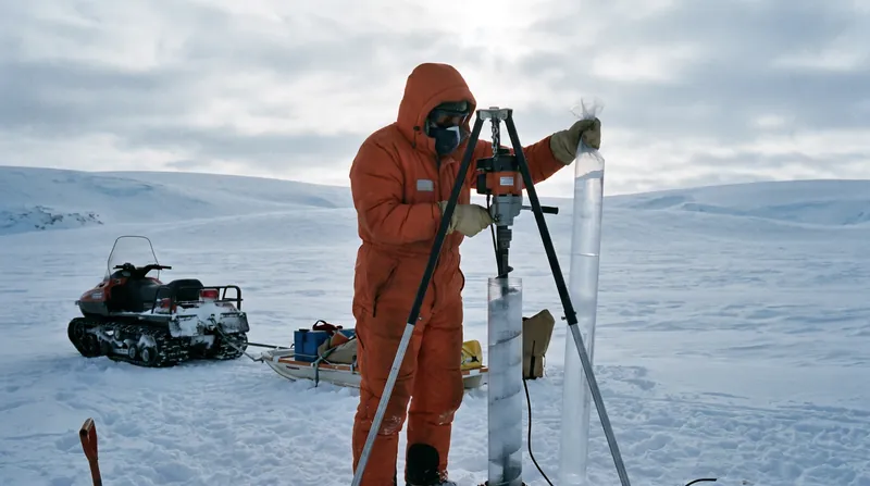 Ice cores from Antarctica provide the historical climate data used to verify orbital forcing.