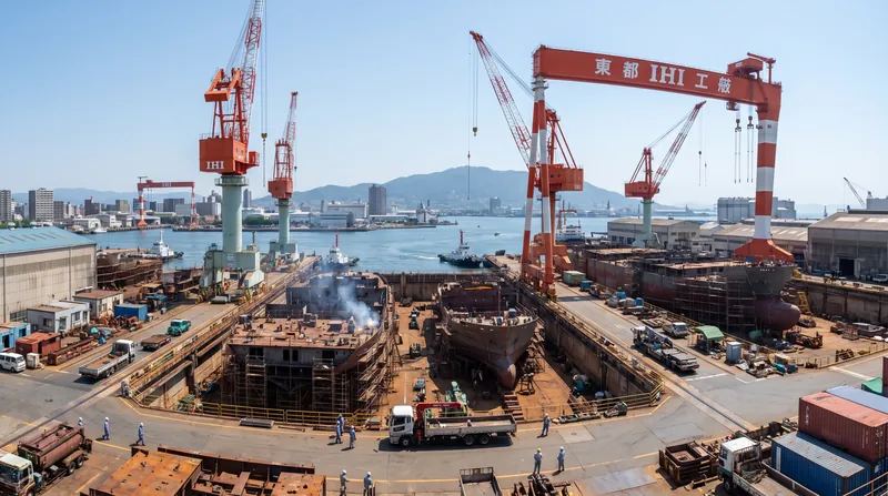 The Japanese government is heavily subsidizing domestic shipbuilding infrastructure to capture the emerging green-shipping market.