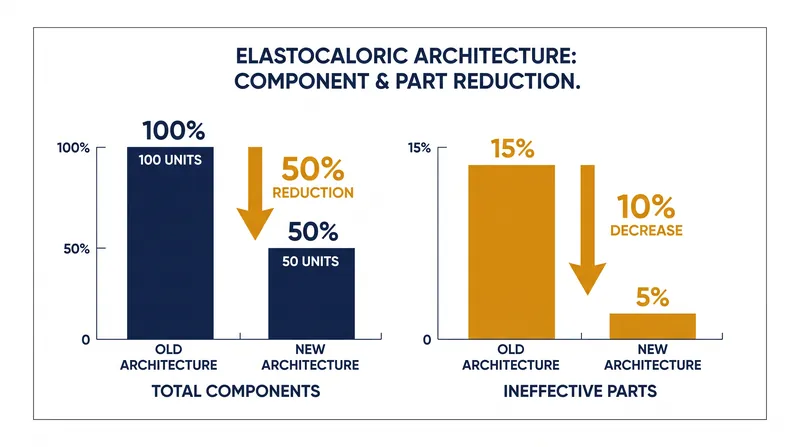 Optimizations in the device architecture significantly reduced thermal losses and mechanical complexity.