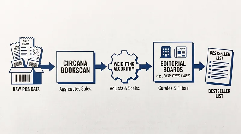 Raw scanner data is only the first step; weighting algorithms and editorial filters ultimately determine the final public charts.